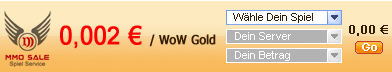 MMOSALE - der gnstigste WoW Gold EU Online-Shop