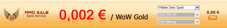 MMOSALE - der günstigste WoW Gold EU Online-Shop